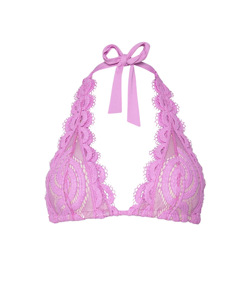 PQ Swim Wisteria Kant Halter Bikinitop