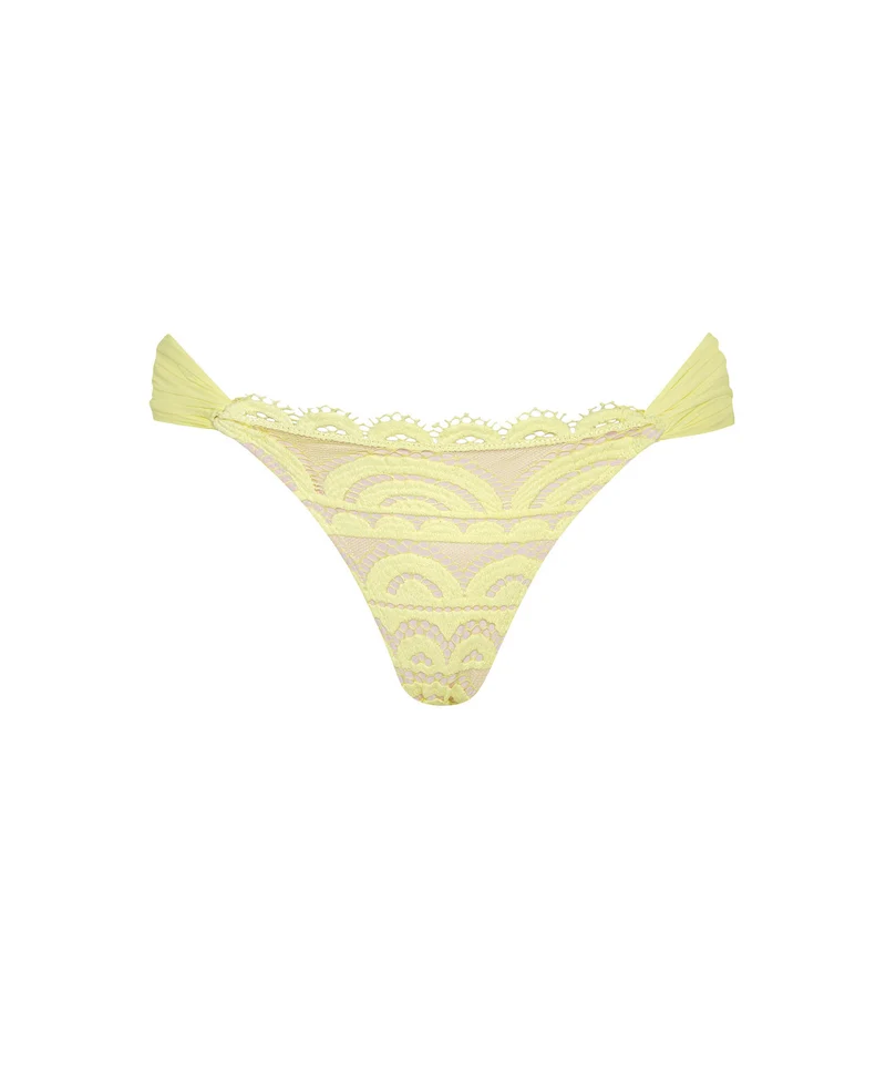 PQ Swim Buttercup Kant Fanned Bikinibroekje