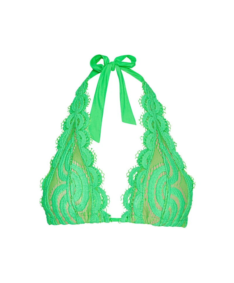 PQ Swim Matcha Kant Halter Bikinitop