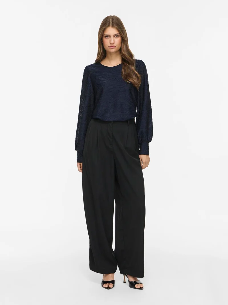 VIFINA L/S O-NECK TOP