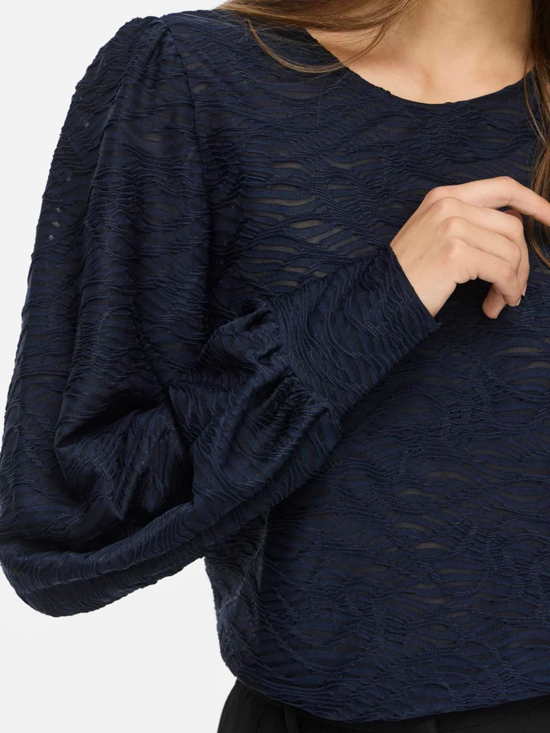 VIFINA L/S O-NECK TOP