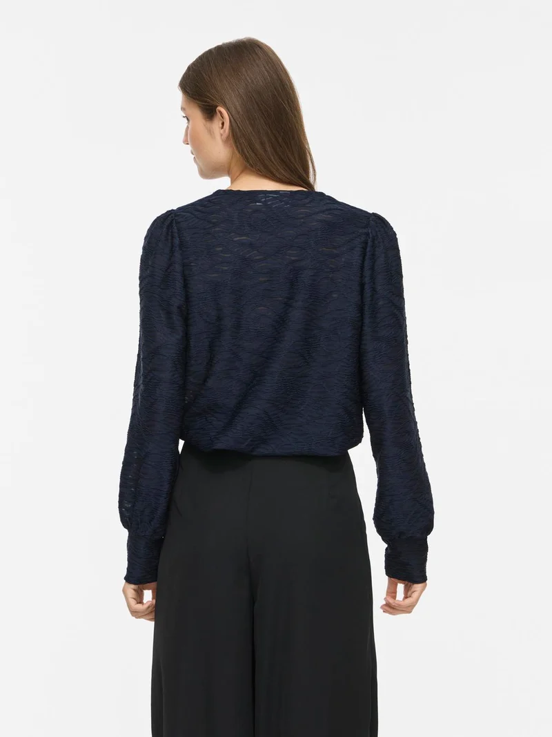VIFINA L/S O-NECK TOP