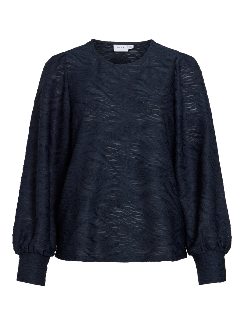 VIFINA L/S O-NECK TOP