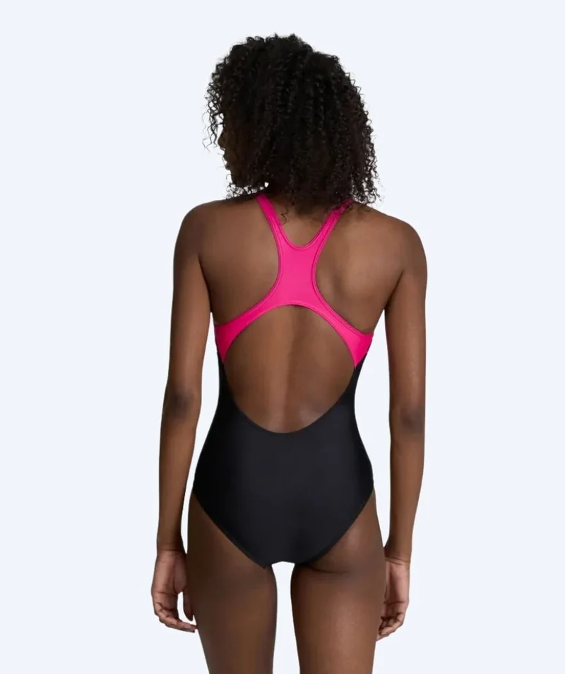 Arena Badeanzug für Damen - Swim Pro Back Graphic - Schwarz/Gelb