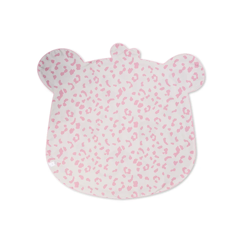 Beach Towel Microfiber - Beige - Leopard - 140 cm