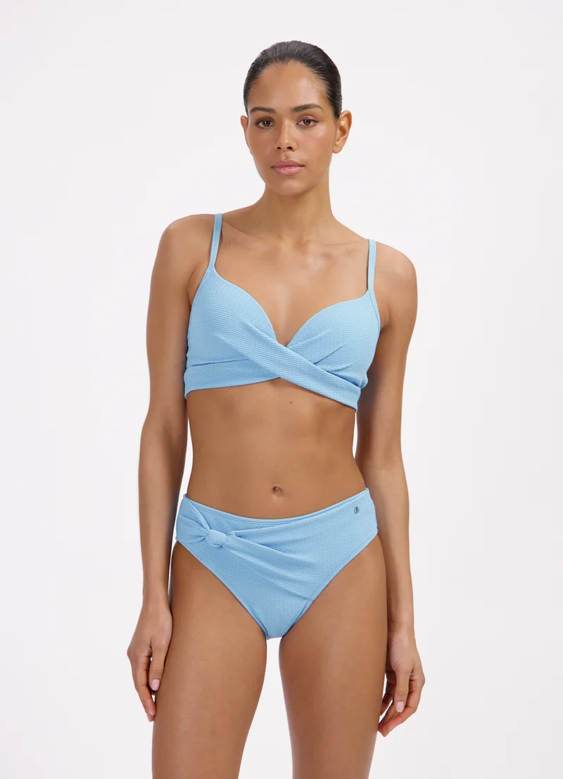 Alaskan Blue twist bikinitop