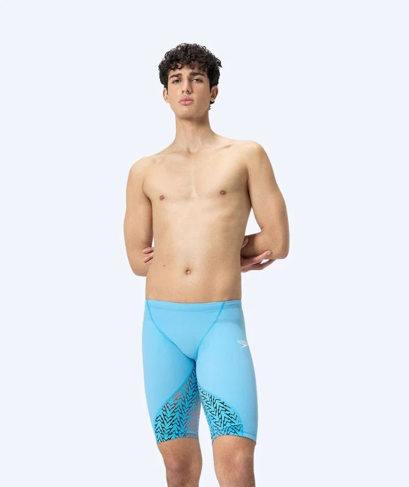Speedo Wettkampf Badehose für Herren - LZR Ignite - Blau/Orange