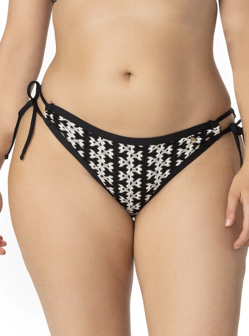 Crochet Bikini Broekje Zwart - Cheeky Brazilian Gehaakte Bikini