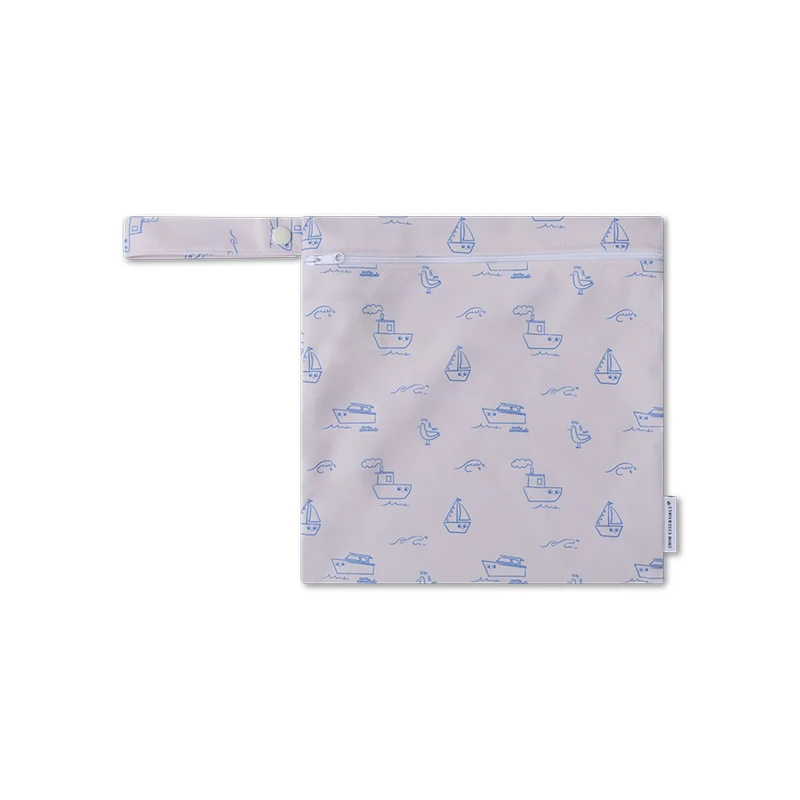 Swim Diaper - Beige/Blue - Seas The Day