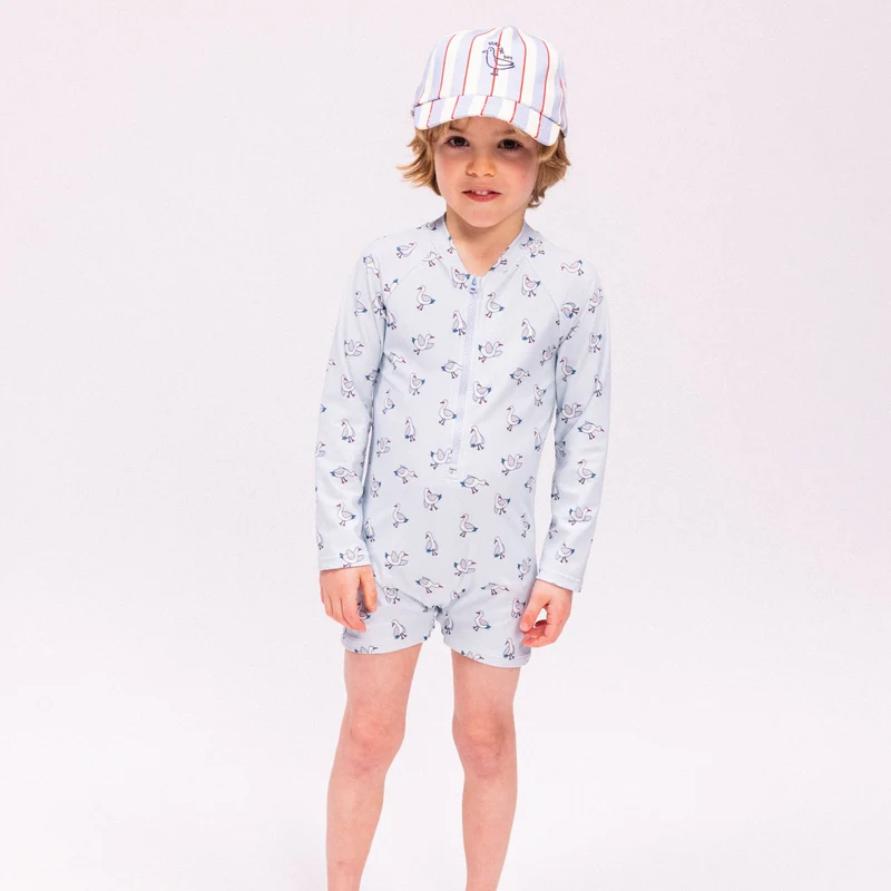UV Swimsuit Boys - Blue - Little Seagull
