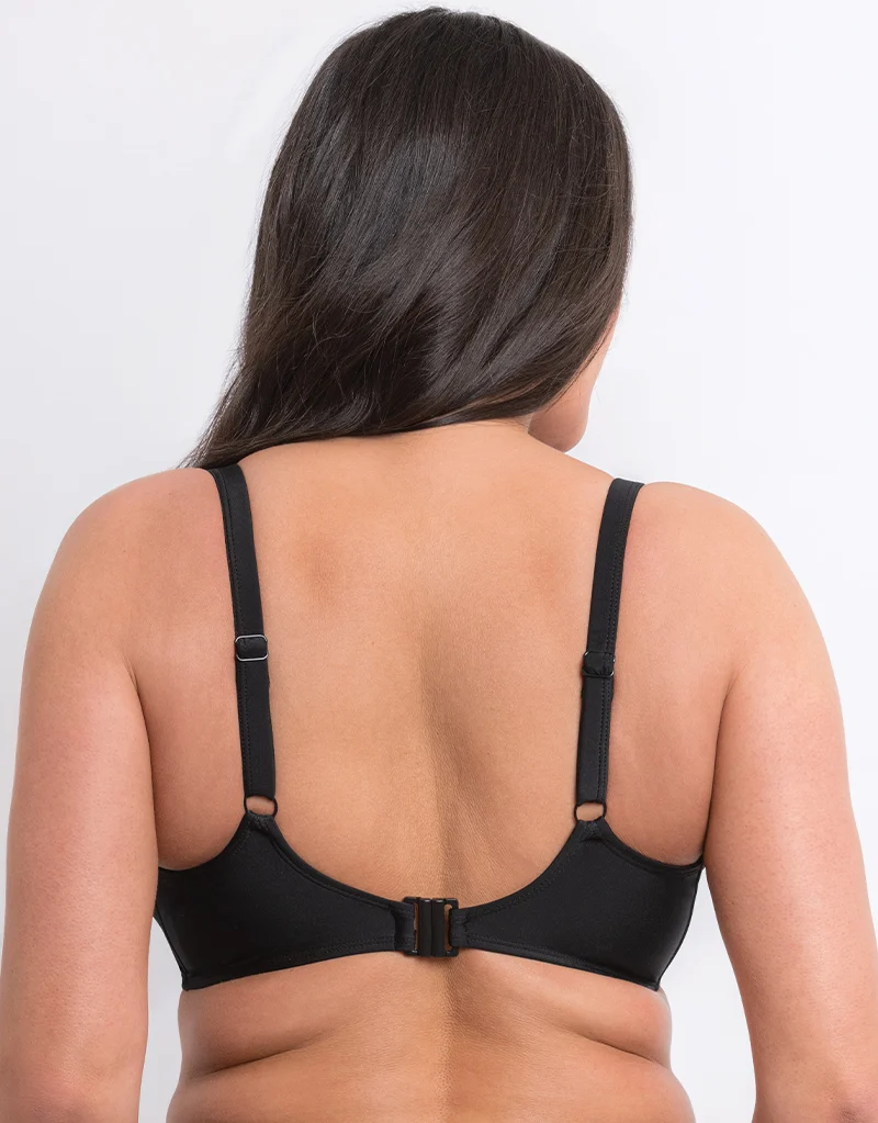 Flirtelle Dubai Escape Padded Balcony Top Black
