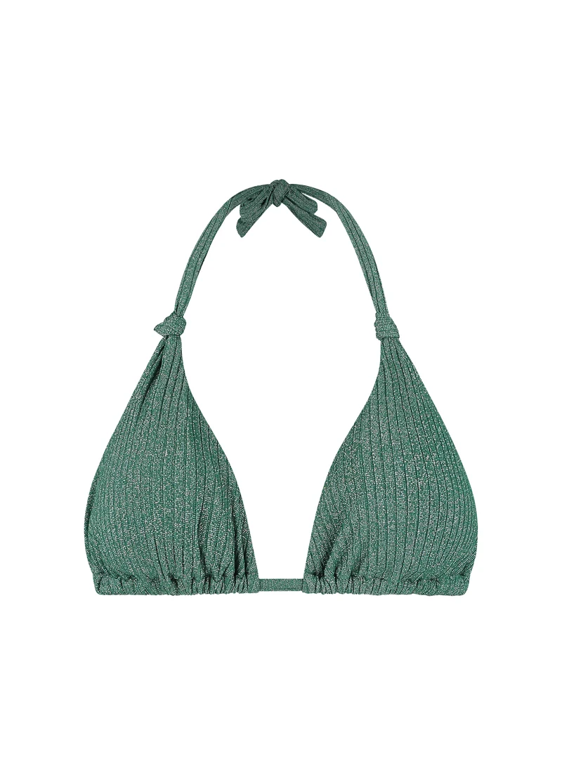 Green Glitter triangel bikinitop