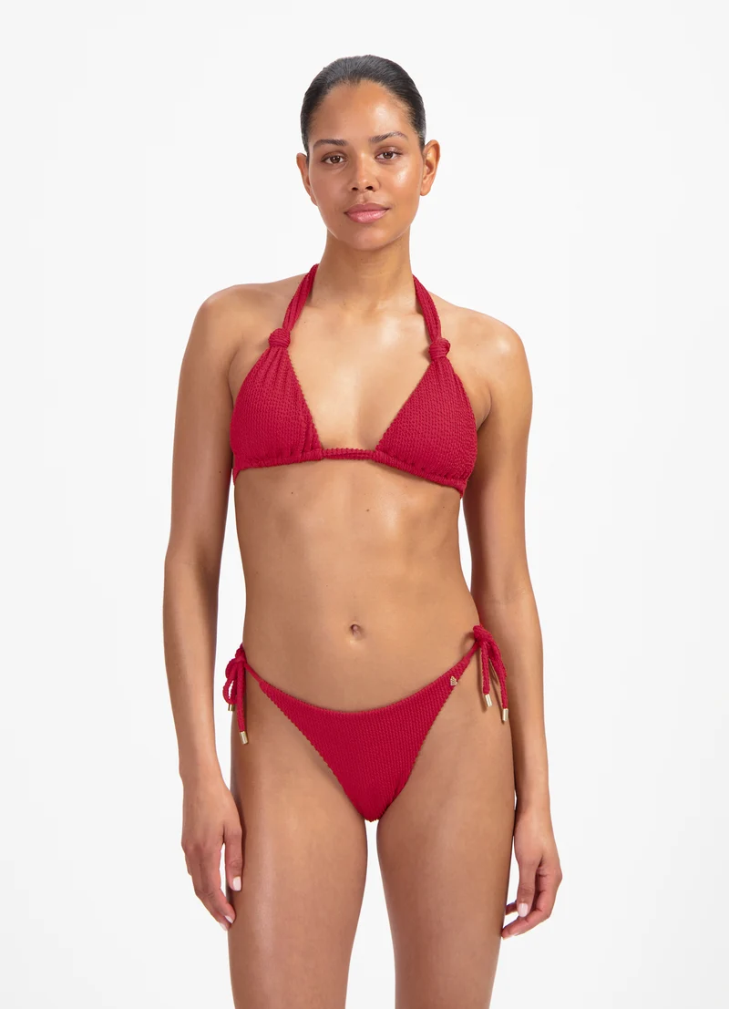 Lipstick Red triangel bikinitop