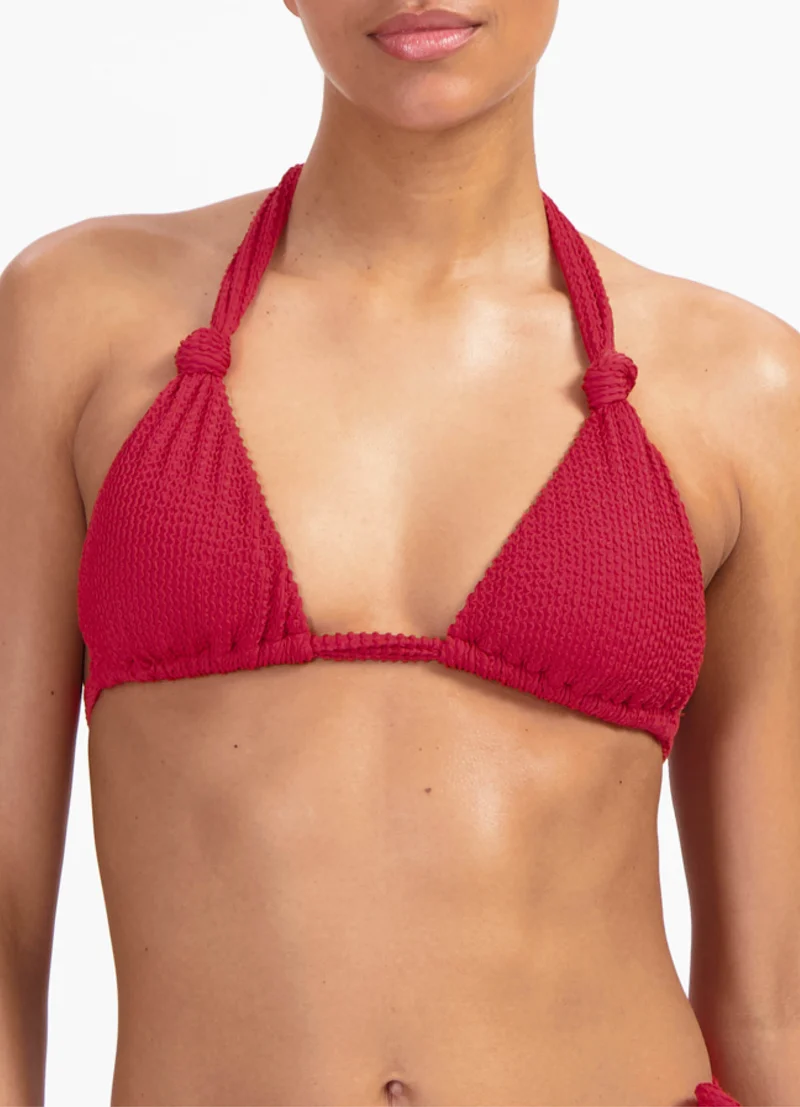 Lipstick Red triangel bikinitop