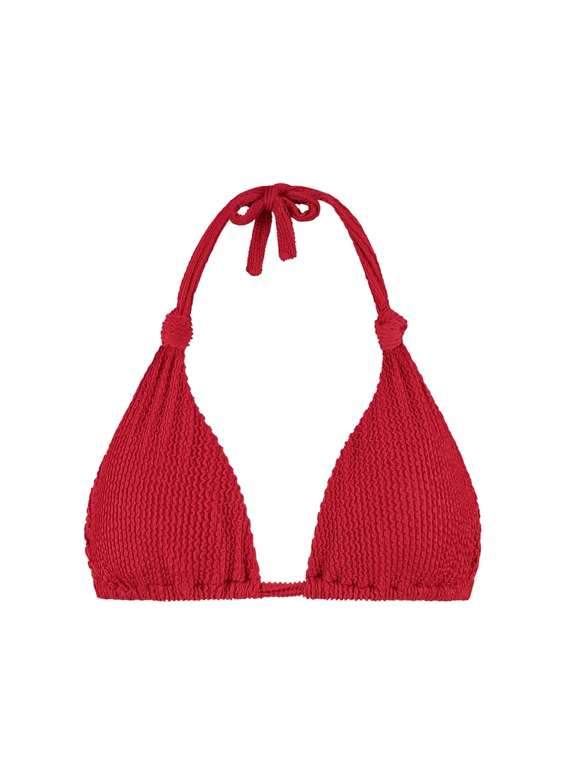 Lipstick Red triangel bikinitop