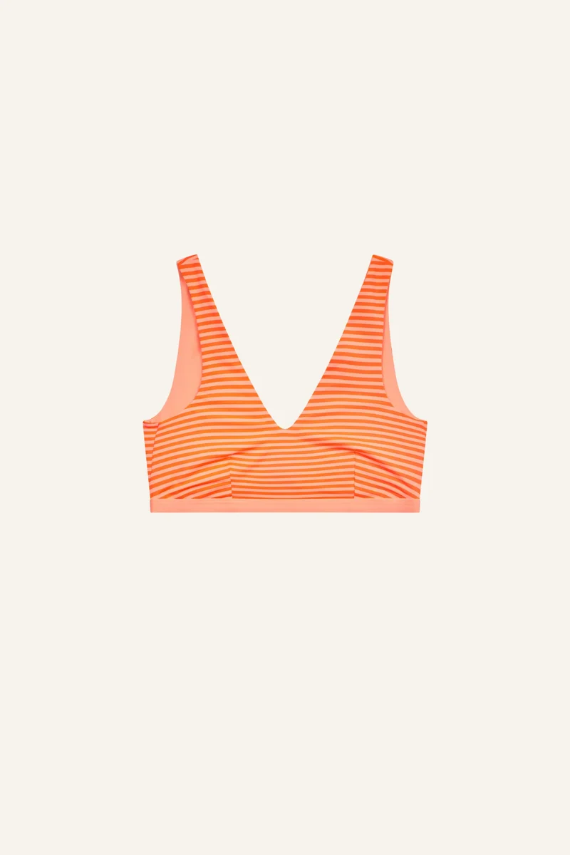 Yoga Bra Stripe — melon
