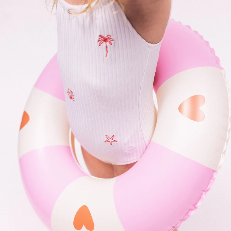 Swim Ring - Pink - Cozy Hearts - Ø 55 cm