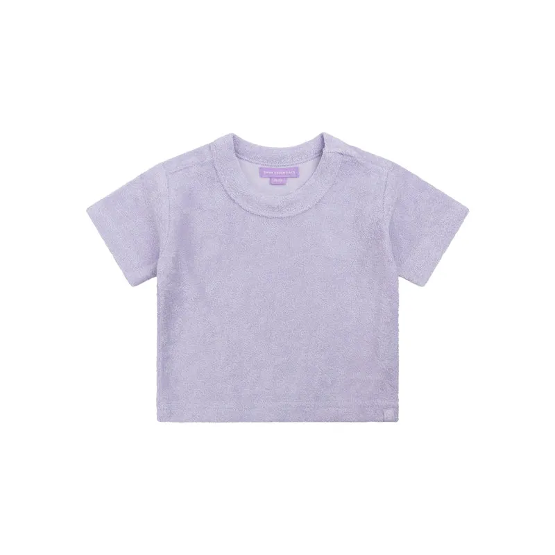 Beach T-Shirt Girls - Terry - Lila