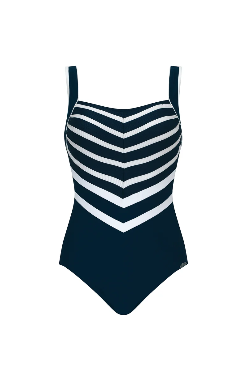 Midnight Edge Contrast Swimsuit