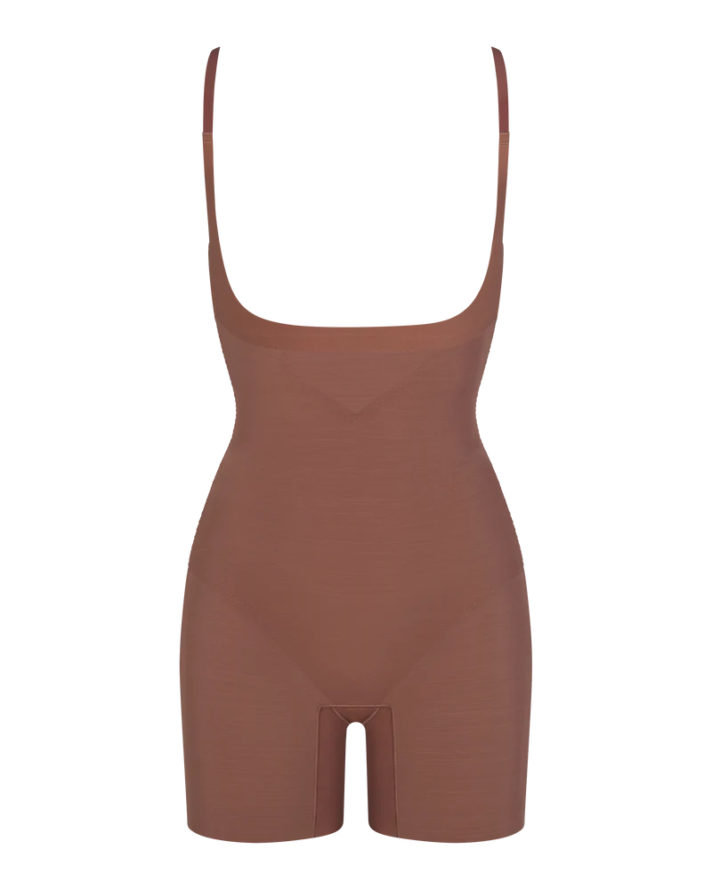 Open-Bust Mid-Thigh Bodysuit