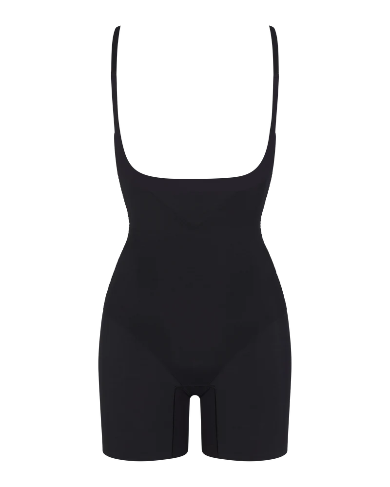 Open-Bust Mid-Thigh Bodysuit