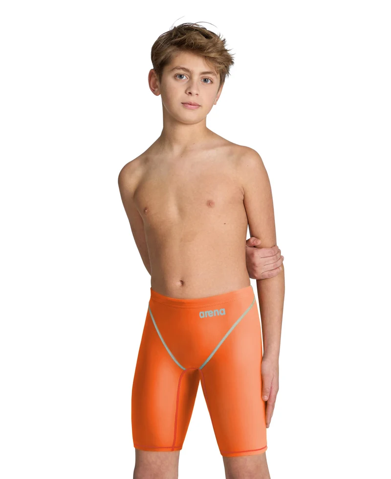 Arena Jungen Wettkampfhose Jammer Powerskin ST Next LE Orange Teal
