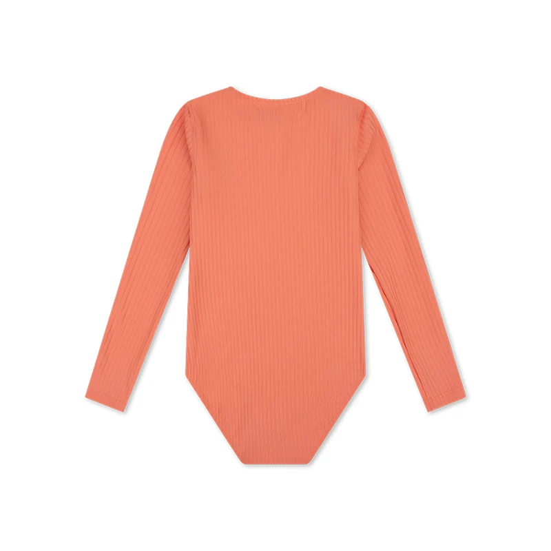 UV Swimsuit Girls With Long Sleeves - Pink - Pink Bay