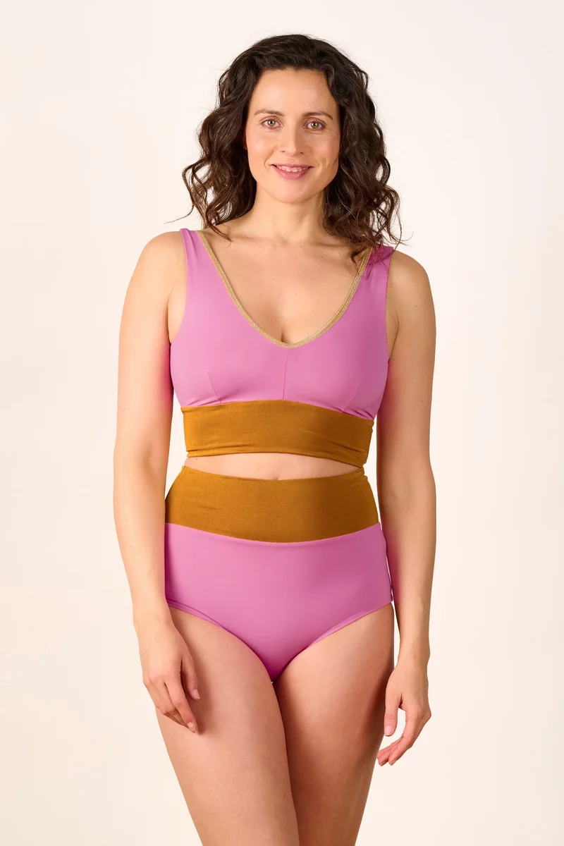 Yoga Top Shine — bronze