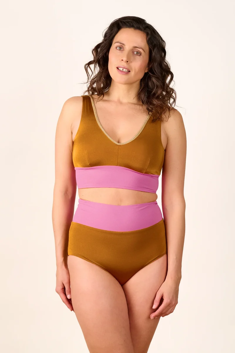 Yoga Top Shine — bronze