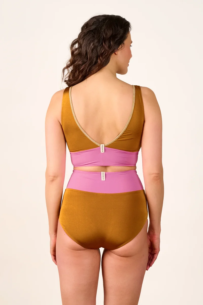 Yoga Top Shine — bronze