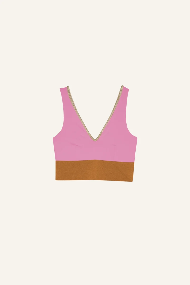 Yoga Top Shine — bronze