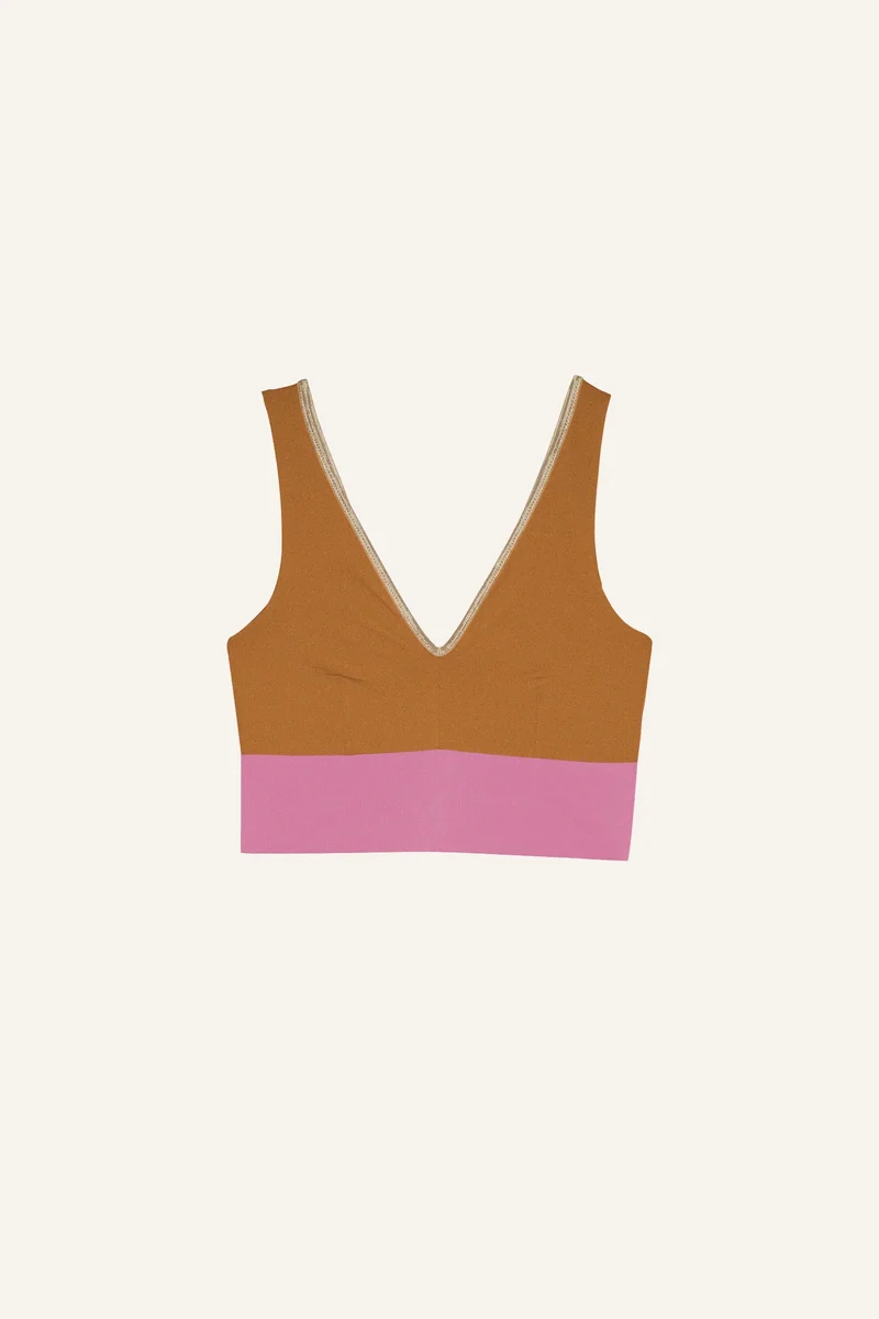 Yoga Top Shine — bronze