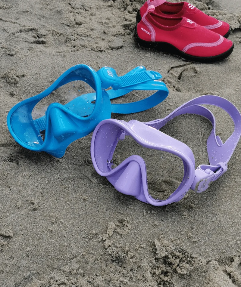 Watery Schnorchelset für Kinder - Fisher/Cliff - Dunkelrot