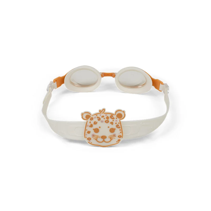 Swimming Goggles - Beige - Leopard