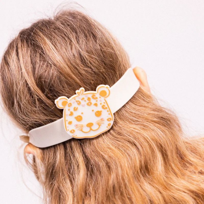 Swimming Goggles - Beige - Leopard