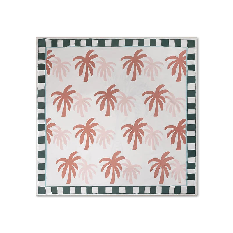 Microfiber Towel - Multicolored - Palm Tree - 180 x 180 cm