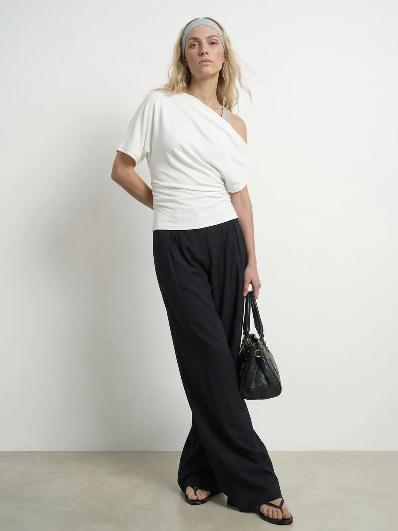 HDEMMA DRAPED OFF-SHOULDER TOP