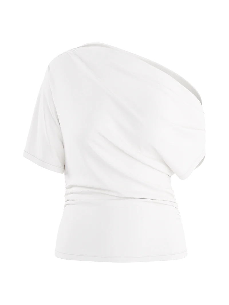 HDEMMA DRAPED OFF-SHOULDER TOP