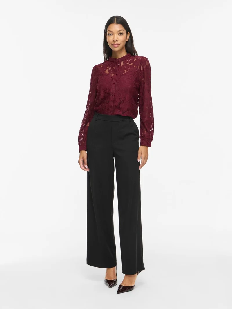 VISALA L/S LACE SHIRT
