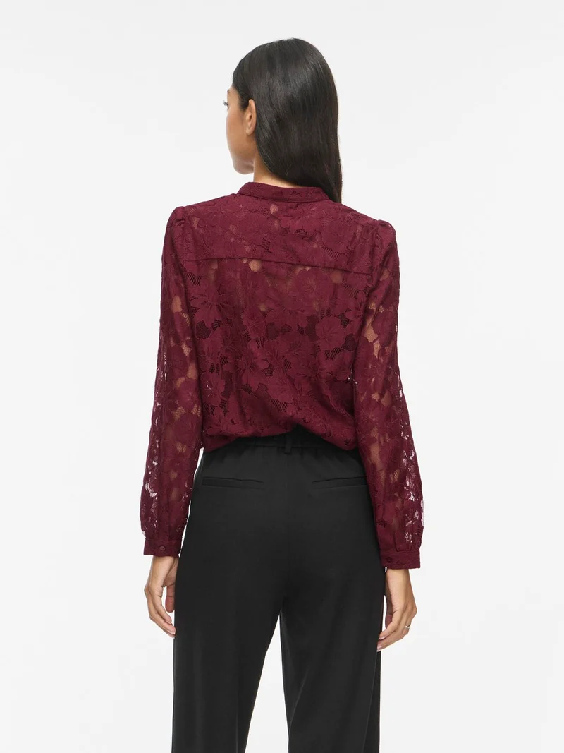 VISALA L/S LACE SHIRT