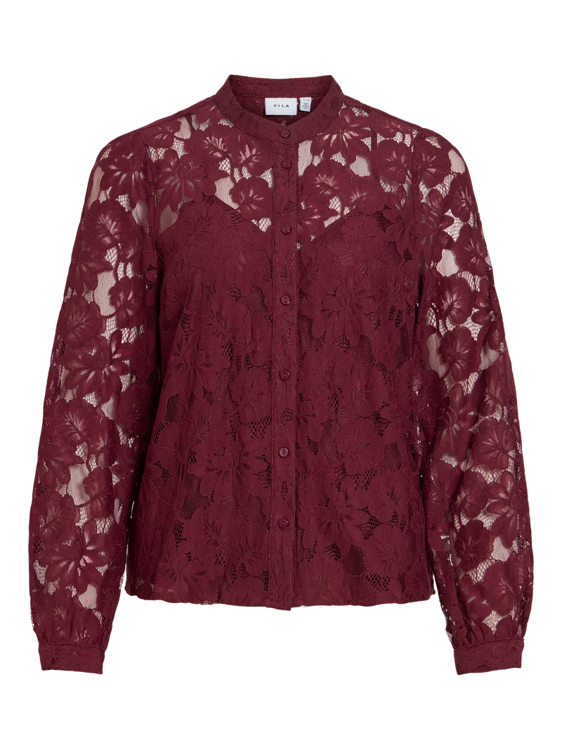 VISALA L/S LACE SHIRT