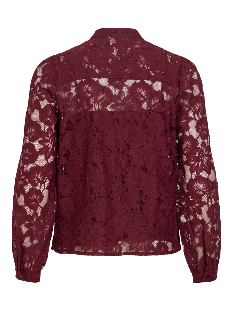 VISALA L/S LACE SHIRT