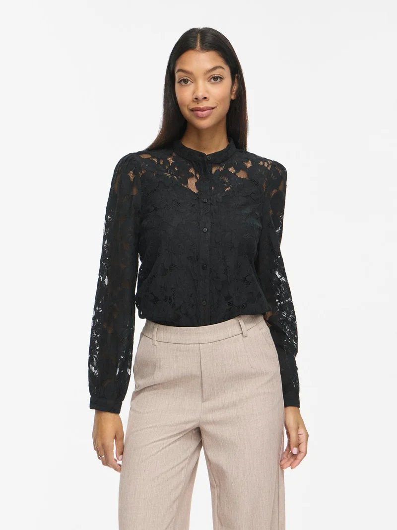VISALA L/S LACE SHIRT