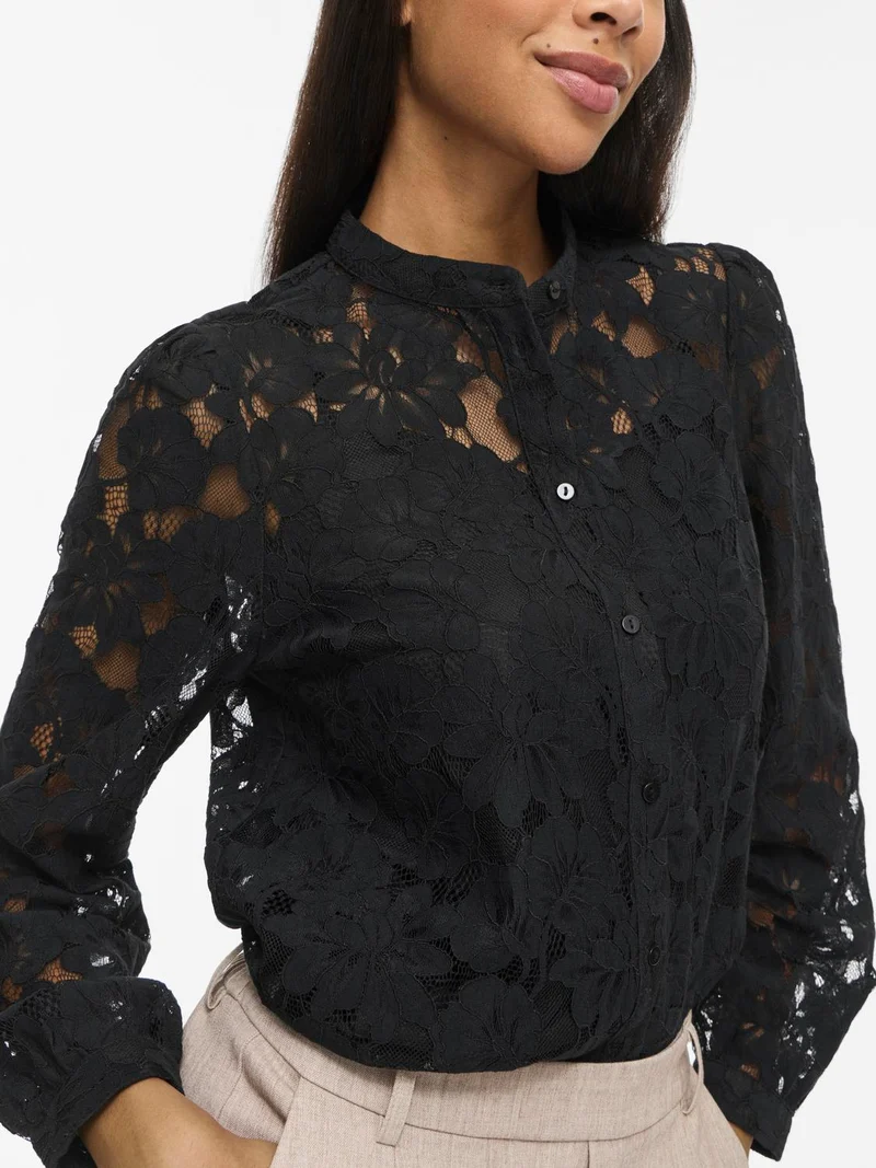 VISALA L/S LACE SHIRT