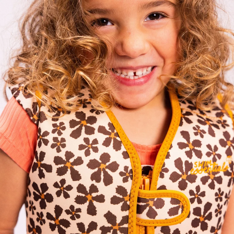 Swim Vest - Orange - Wild Flower