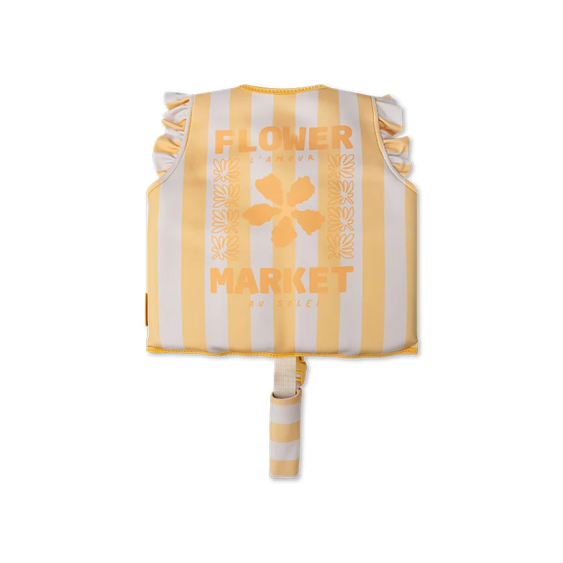 Swim Vest - Yellow - Flower Market