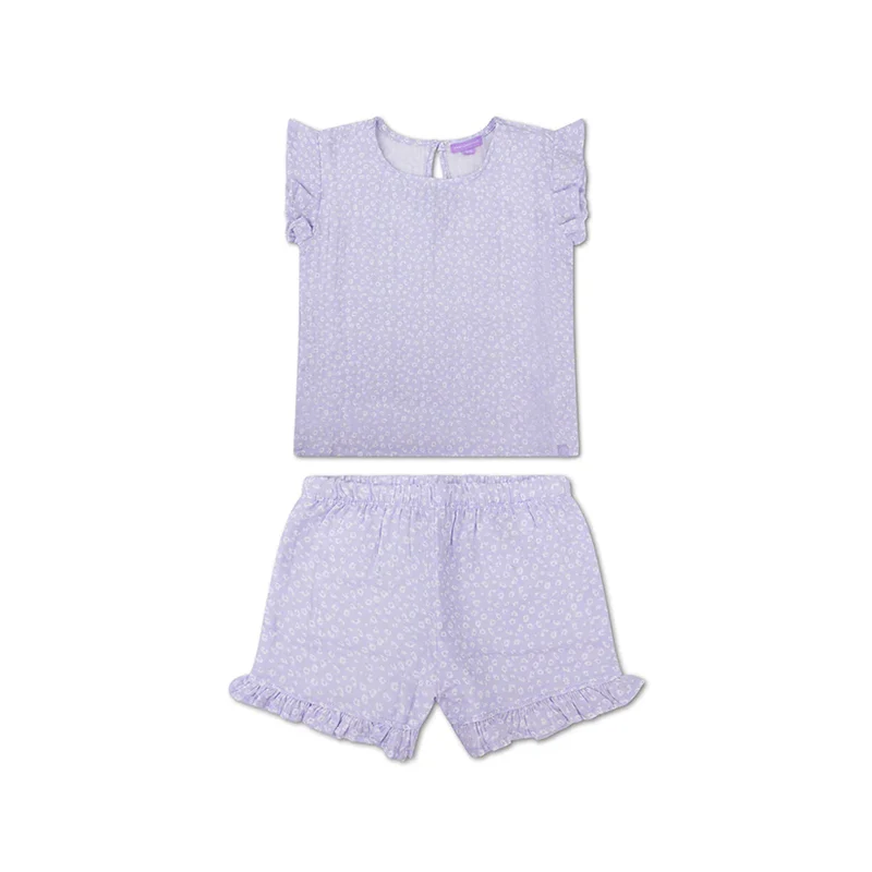 Beachwear Girls - Muslin - Lila - Leopard