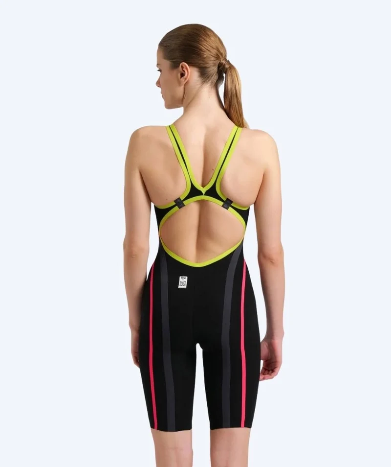 Arena Wettkampf Badeanzug für Damen - Carbon Core FX - Schwarz/Rot