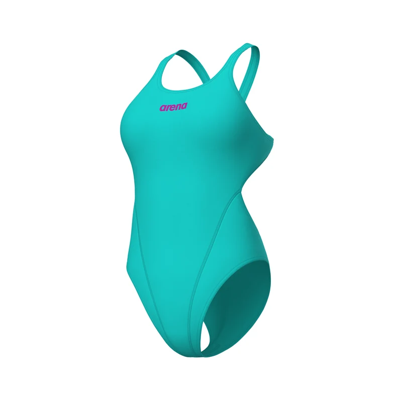 Arena Damen Badeanzug Swim Tech Solid Water-Very fuchsia