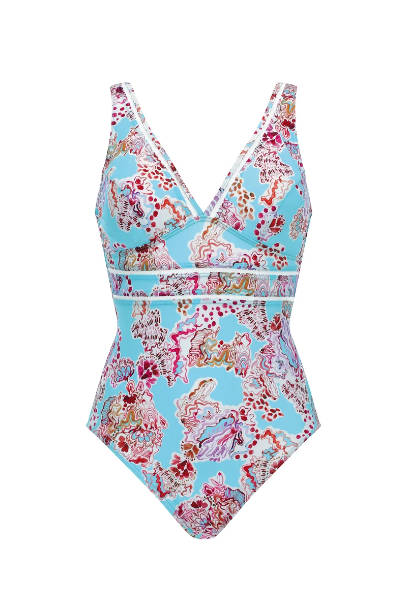 Floral Coral Swimsuit